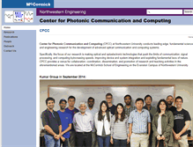 Tablet Screenshot of cpcc.ece.northwestern.edu