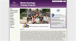 Desktop Screenshot of biotechtraining.northwestern.edu
