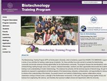 Tablet Screenshot of biotechtraining.northwestern.edu
