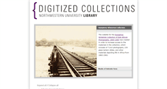 Desktop Screenshot of digital.library.northwestern.edu