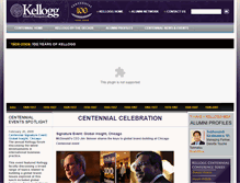 Tablet Screenshot of centennial.kellogg.northwestern.edu