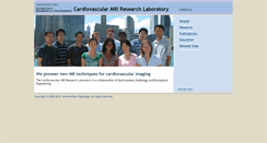 Desktop Screenshot of cardiacmri.northwestern.edu