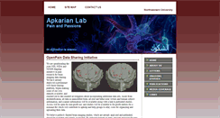 Desktop Screenshot of apkarianlab.northwestern.edu