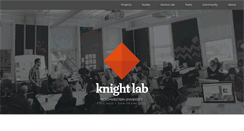 Desktop Screenshot of knightlab.northwestern.edu
