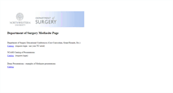 Desktop Screenshot of media.surgery.northwestern.edu