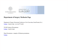 Tablet Screenshot of media.surgery.northwestern.edu