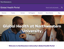 Tablet Screenshot of globalhealthportal.northwestern.edu