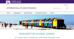 Desktop Screenshot of internationalstudies.northwestern.edu