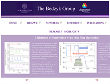 Tablet Screenshot of bedzyk.mccormick.northwestern.edu