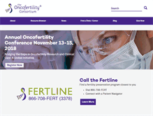 Tablet Screenshot of oncofertility.northwestern.edu