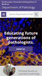 Mobile Screenshot of pathology.northwestern.edu