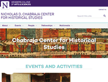 Tablet Screenshot of historicalstudies.northwestern.edu