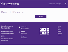 Tablet Screenshot of googlesearch.northwestern.edu