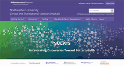 Desktop Screenshot of nucats.northwestern.edu