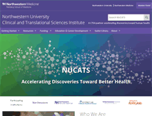 Tablet Screenshot of nucats.northwestern.edu