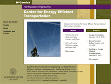Tablet Screenshot of ceet.mccormick.northwestern.edu