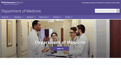 Desktop Screenshot of medicine.northwestern.edu