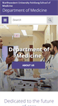 Mobile Screenshot of medicine.northwestern.edu