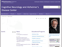 Tablet Screenshot of brain.northwestern.edu