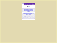 Tablet Screenshot of lawblogs.northwestern.edu