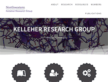 Tablet Screenshot of kelleher.northwestern.edu