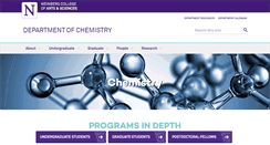 Desktop Screenshot of chemistry.northwestern.edu