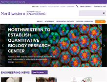 Tablet Screenshot of mccormick.northwestern.edu