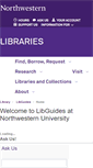 Mobile Screenshot of libguides.northwestern.edu