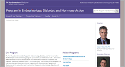 Desktop Screenshot of nupedha.northwestern.edu