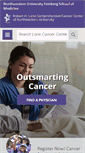 Mobile Screenshot of cancer.northwestern.edu