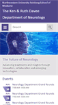 Mobile Screenshot of neurology.northwestern.edu