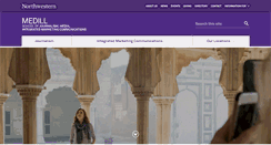 Desktop Screenshot of medill.northwestern.edu