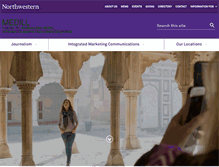 Tablet Screenshot of medill.northwestern.edu