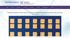 Desktop Screenshot of mrsec.northwestern.edu