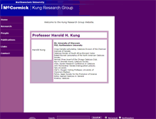 Tablet Screenshot of kunggroup.mccormick.northwestern.edu