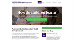 Desktop Screenshot of childdevelopment.northwestern.edu