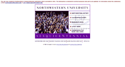 Desktop Screenshot of nu150.northwestern.edu