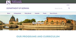 Desktop Screenshot of german.northwestern.edu