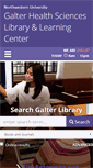 Mobile Screenshot of galter.northwestern.edu